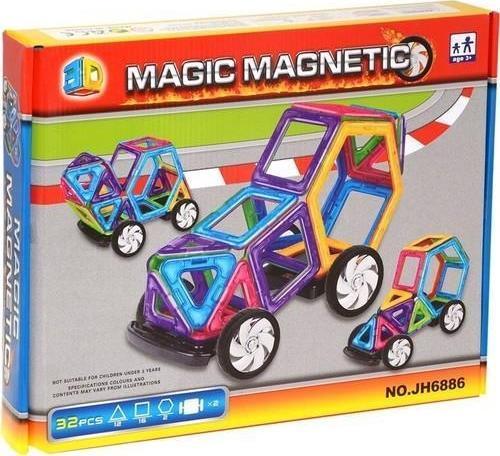 MAGNETİK 32 PARÇA ARABA