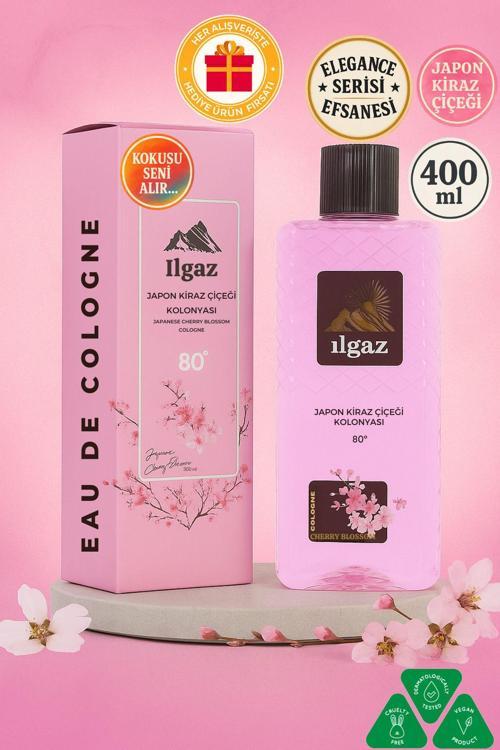 Japon Kiraz Çiçeği Kolonyası 400 Ml | Elegance Series 80 Derece Eau De Cologne