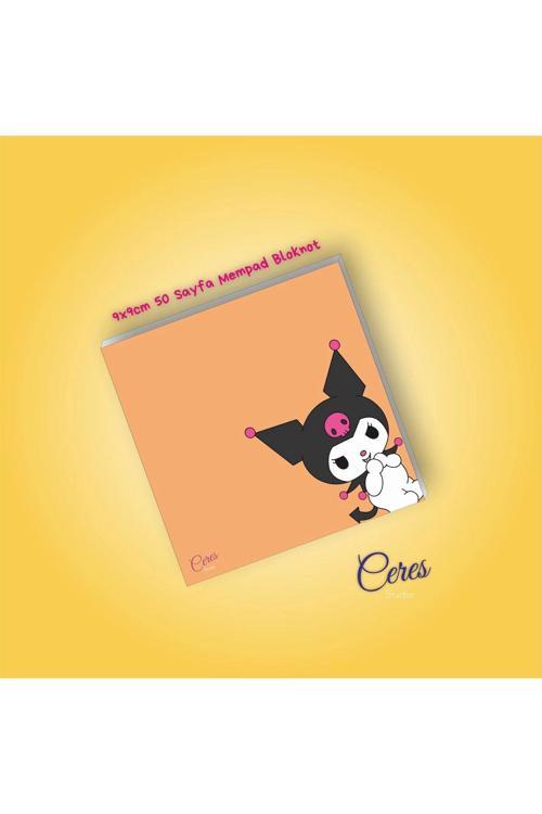 Kuromi Sanrio Not Defterleri | Notepad | Bloknot | Memo | 9X9 50 Sayfa BLOKNOT