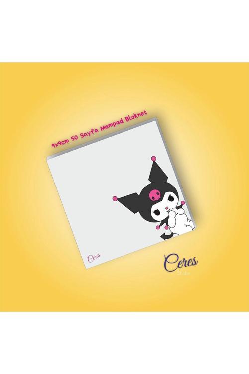 Kuromi Sanrio Not Defterleri | Notepad | Bloknot | Memo | 9X9 50 Sayfa BLOKNOT