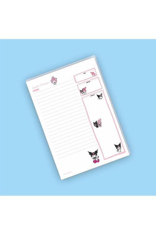 Cinnamoroll Melody Kuromi | Planlayıcı | Notepad | Bloknot | Memo | (14x19cm) 40 Sayfa Not Defteri