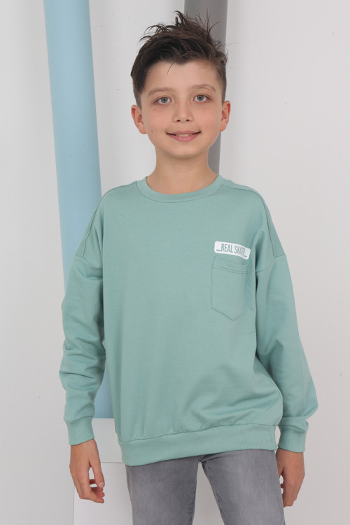 Toontoy Erkek Çocuk Baskılı Sweatshirt