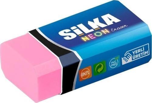 SİLKA SİLGİ NEON  RENK TPR 24 ADET