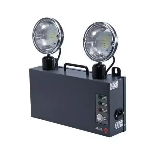 Versalite VS-LFP-214/1 (LiFePO4) LED Acil Aydınlatma Armatürü Kesintide 60 Dak. Yanan 2x500 Lümen