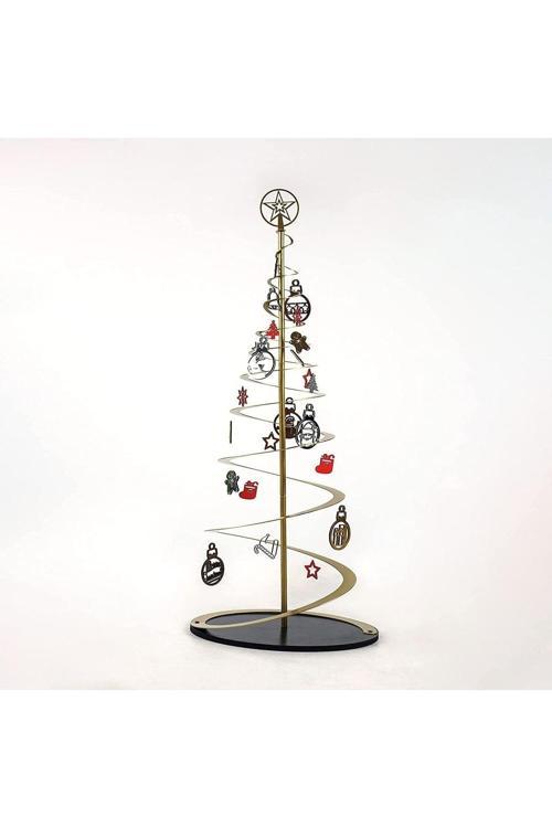 Metal Yılbaşı Ağacı Set - Noel Ağacı - Christmas Tree - Dekoratif Obje
