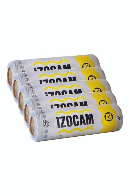 Izocam Camyünü 10 Cm. Çatı Şiltesi Folyosuz 48m2 / 5 rulo (1 rulo = 120 Cmx8 Mt)