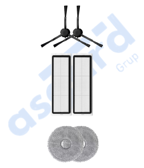 DREAME L20 ULTRA UYUMLU 2 Yan Fırça 2 Filtre 2 Mop
