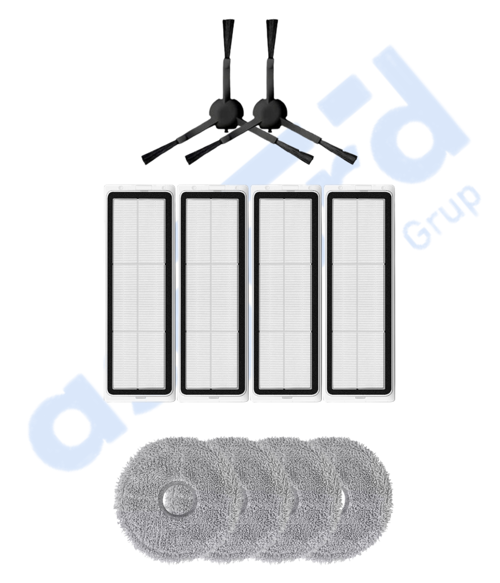DREAME L20 ULTRA UYUMLU 2 Yan Fırça 4 Filtre 4 Mop