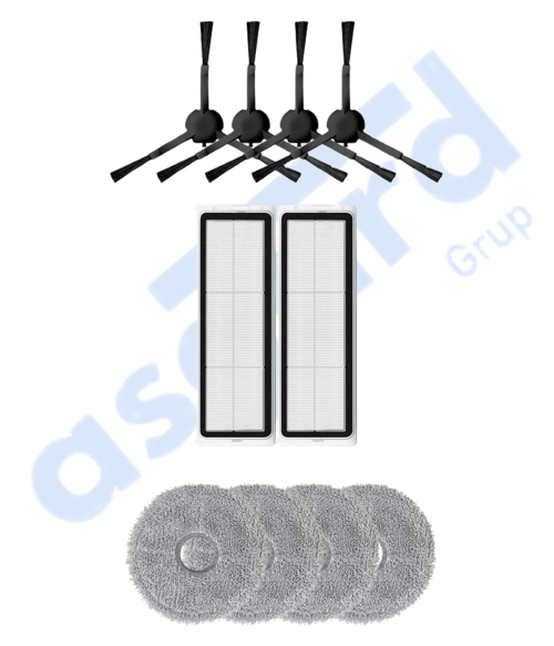 DREAME L20 ULTRA UYUMLU 4 Yan Fırça 2 Filtre 4 Mop