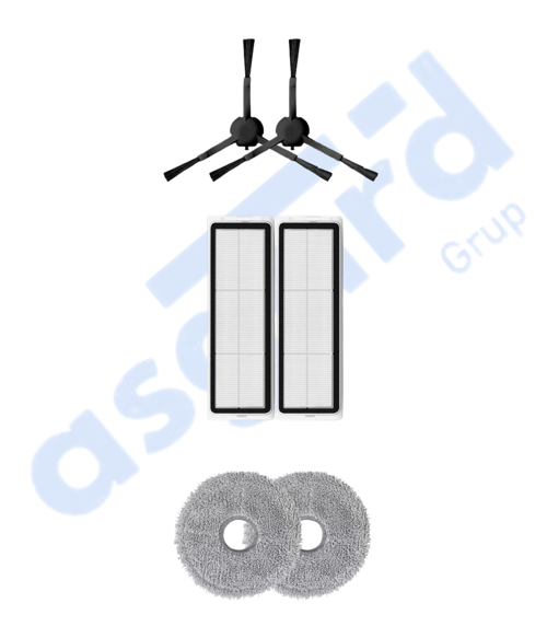 DREAME X20 MAX-X20 PRO UYUMLU 2 Yan Fırça 2 Filtre 2 Mop
