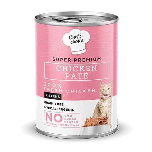 Pate Chicken Kitten Tavuklu Tahılsız Yavru Kedi Konservesi 6 Adet 400 Gr