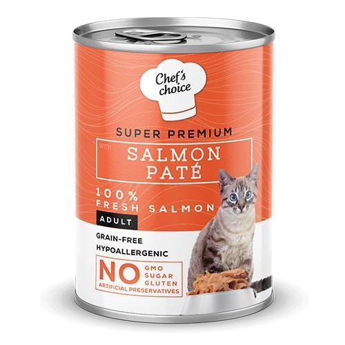 Pate Somonlu Tahılsız Yetişkin Kedi Konservesi 12 Adet 400 Gr