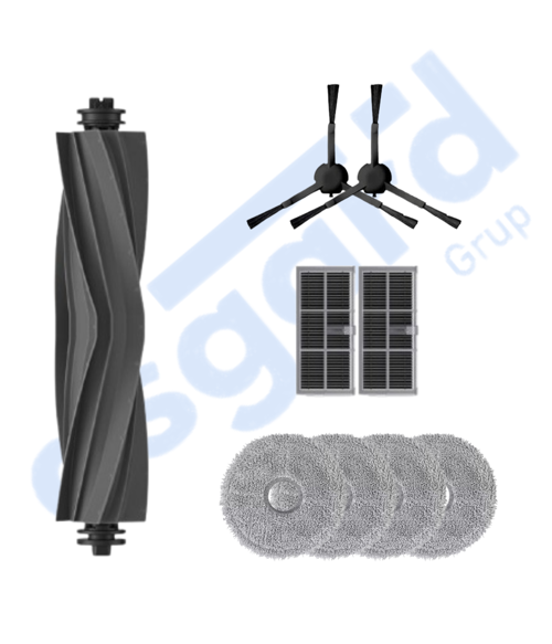 DREAME X30PRO-L10S PRO ULTRA-X30 ULTRA UYUMLU 1 Ana Fırça 2 Yan Fırça 2 Filtre 4 Mop