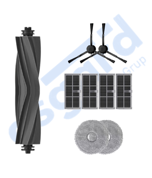 DREAME X30PRO-L10S PRO ULTRA-X30 ULTRA UYUMLU 1 Ana Fırça 2 Yan Fırça 4 Filtre 2 Mop