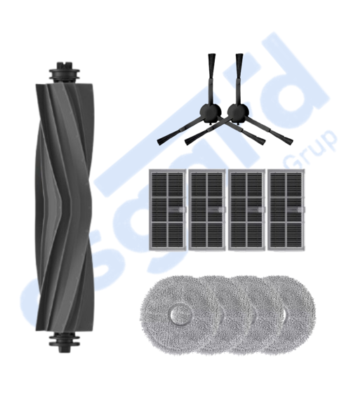 DREAME X30PRO-L10S PRO ULTRA-X30 ULTRA UYUMLU 1 Ana Fırça 2 Yan Fırça 4 Filtre 4 Mop