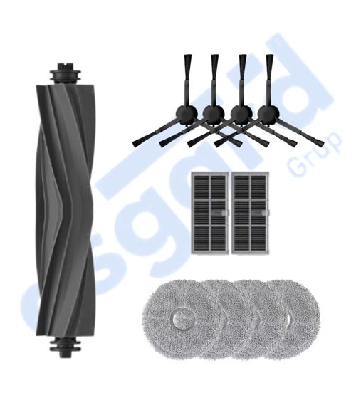 DREAME X30PRO-L10S PRO ULTRA-X30 ULTRA UYUMLU 1 Ana Fırça 4 Yan Fırça 2 Filtre 4 Mop