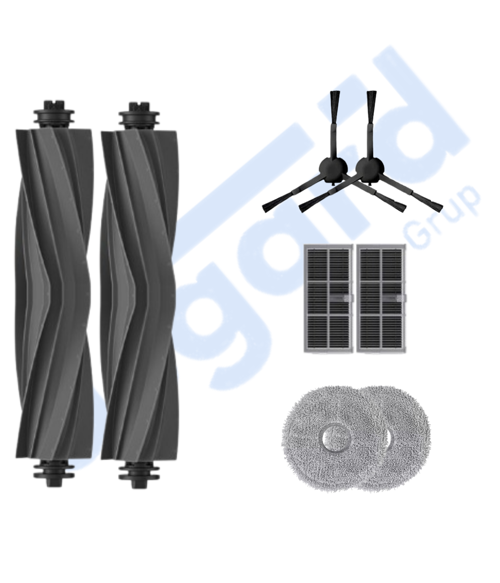 DREAME X30PRO-L10S PRO ULTRA-X30 ULTRA UYUMLU 2 Ana Fırça 2 Yan Fırça 2 Filtre 2 Mop
