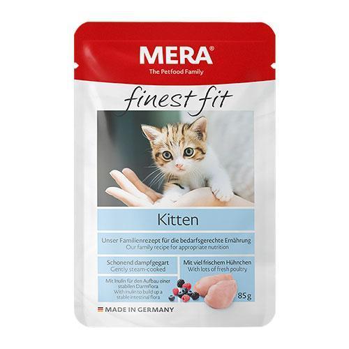 Finest Fit Tavuk Etli Pouch Tahılsız Yavru Kedi Konservesi 85 Gr