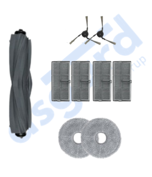 Dreame X40 MASTER-X40 ULTRA-L40 ULTRA UYUMLU 1 Ana Fırça 2 Yan Fırça 4 Filtre 2 Mop