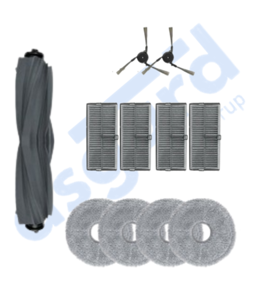 Dreame X40 MASTER-X40 ULTRA-L40 ULTRA UYUMLU 1 Ana Fırça 2 Yan Fırça 4 Filtre 4 Mop