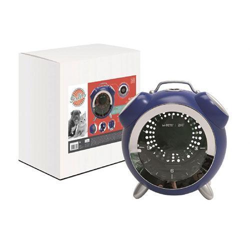 Sixties Clock Klasik Kedi ve Küçük Irk Köpek Taşıma Çantası Mavi 40x44x26 Cm