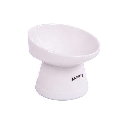 Tiltd Seramik Kedi ve Köpek Mama ve Su Kabı Beyaz 150 Ml