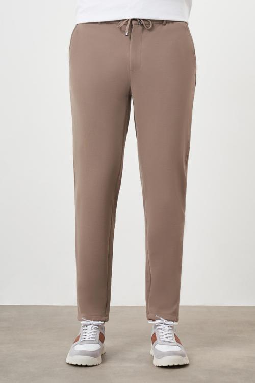  Erkek Vizon Slim Fit Jogger Pantolon