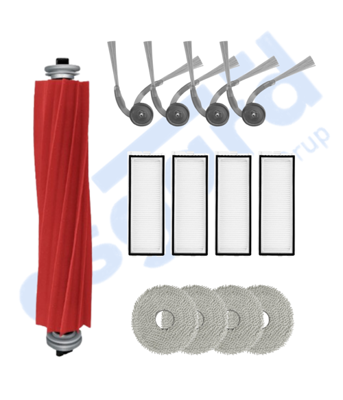 ROBOROCK Q REVO L UYUMLU 1 Ana Fırça 4 Yan Fırça 4 Filtre 4 Mop