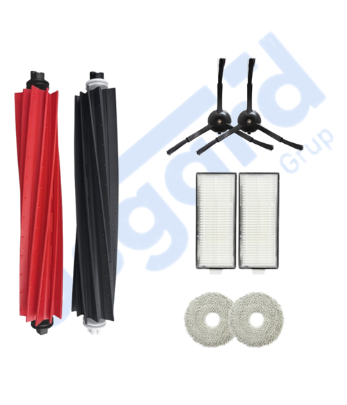 Roborock Q Revo Master Uyumlu 1 Ana Fırça 2 Yan Fırça 2 Filtre 2 Mop