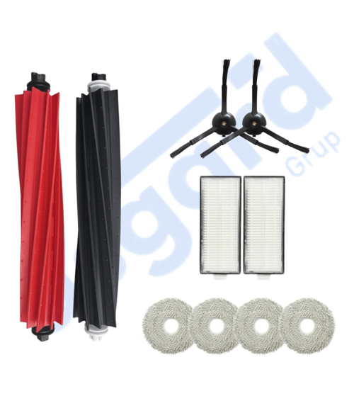 Roborock Q Revo Master Uyumlu 1 Ana Fırça 2 Yan Fırça 2 Filtre 4 Mop