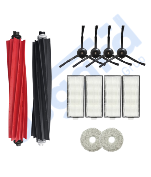 Roborock Q Revo Master Uyumlu 1 Ana Fırça 4 Yan Fırça 4 Filtre 2 Mop