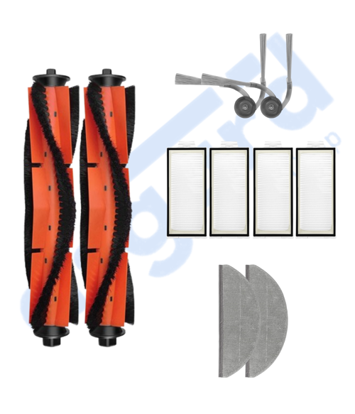 ROBOROCK S8 PRO/S8 PRO+/Q8+/Q8 MAX PRO+ Uyumlu 2 Ana Fırça 2 Yan Fırça 4 Filtre 2 Mop