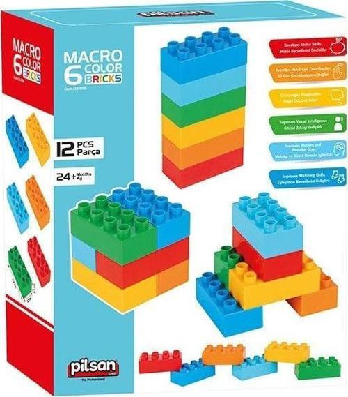 MAKRO TUĞLA BLOKLAR 6 RENKLİ