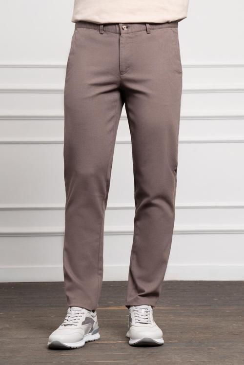  Erkek KAHVE Dynamic Fit Rahat Kesim Chino Pantolon