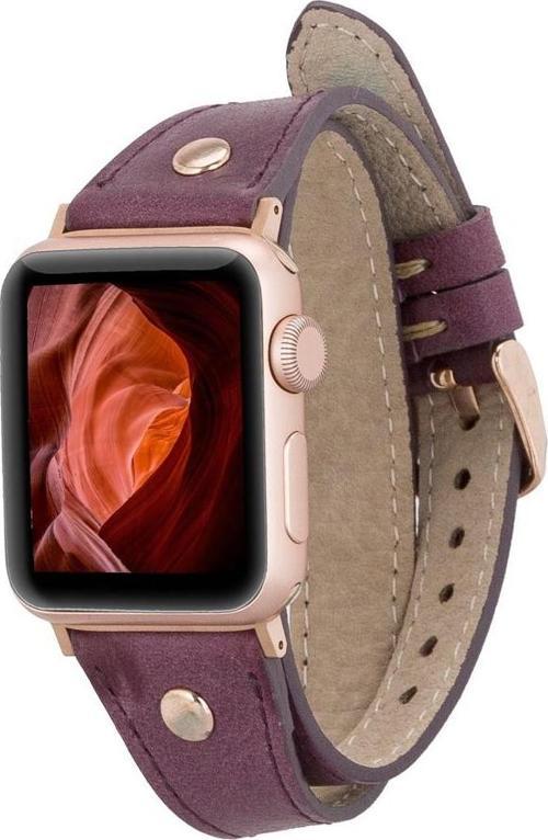 Apple Watch Uyumlu Deri Kordon 38-40-41mm DT Slim CZ7