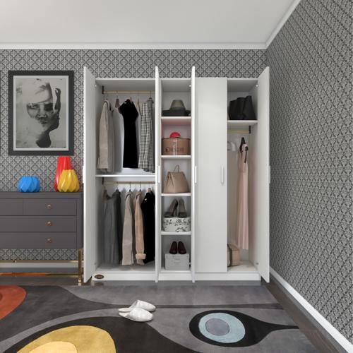 gardırop 5 kapılı 150 lilyum byz 180*150*42 gardolap dolap