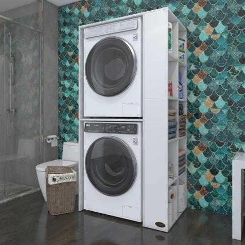 çamaşır-kurutma makinesi dolabı bolodenka byz 180*090*60 banyo kapaksız arkalıksız