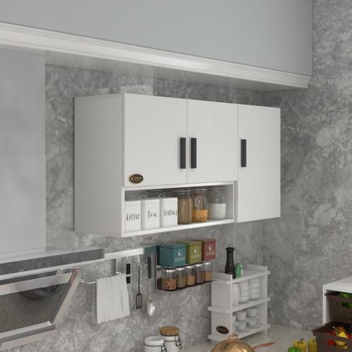 hazır mutfak mirena22 byz 060*120*22 mutfak banyo dolabı kapaklı raflı