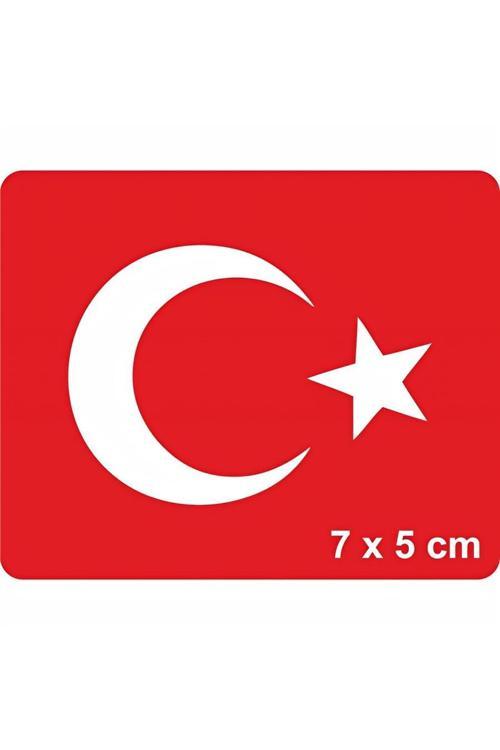 Ay Yıldız-1 Türk Bayrağı  Tattoo Geçici Dövme Şablonları Kına Kalıpları