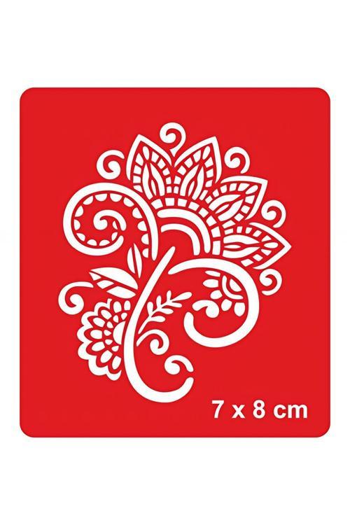Dantel Motifi 253 Tattoo Geçici Dövme Şablonları Kına Kalıpları