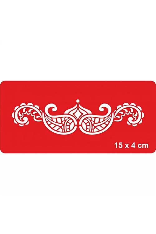 Dantel Motifi 259 Tattoo Geçici Dövme Şablonları Kına Kalıpları