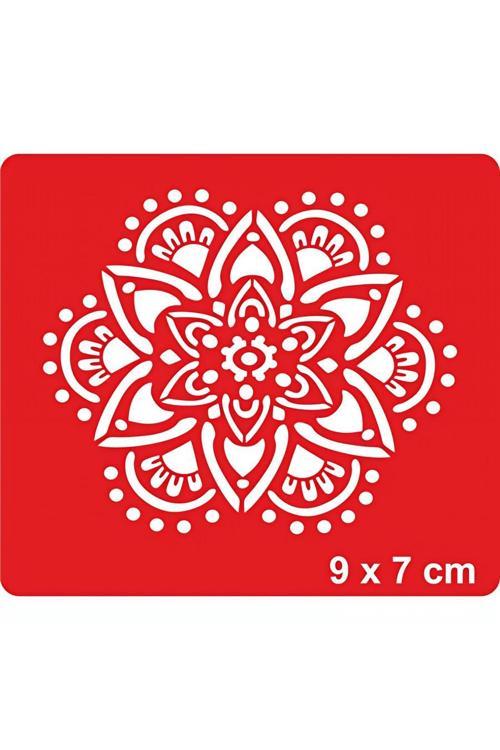 Mandala 352 Tattoo Geçici Dövme Şablonları Kına Kalıpları