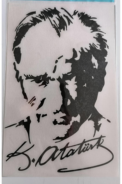 Atatürk Araba Çıkartması Sticker Dövme