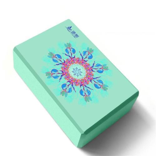 Yoga Blok Desenli Yeşil