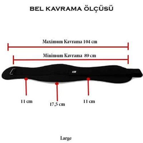 Ağırlık Kemeri Siyah