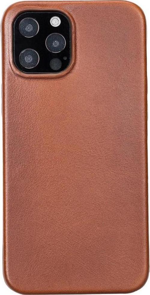 Apple iPhone 12 Pro Max Uyumlu Deri Arka Kapak ROCK RST2EF Taba