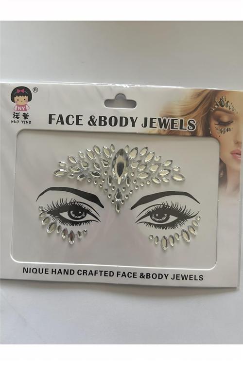 Face Gems Kristal Yüz Taşı Model 16