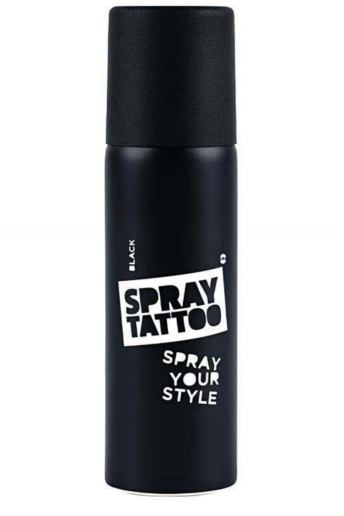 Spray Tattoo Dark Siyah Geçici Sprey Dövme