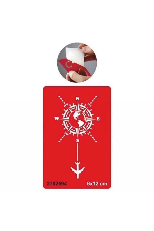 Kalbim Bir Pusula  Tattoo Geçici Dövme Şablonları Kına Kalıpları