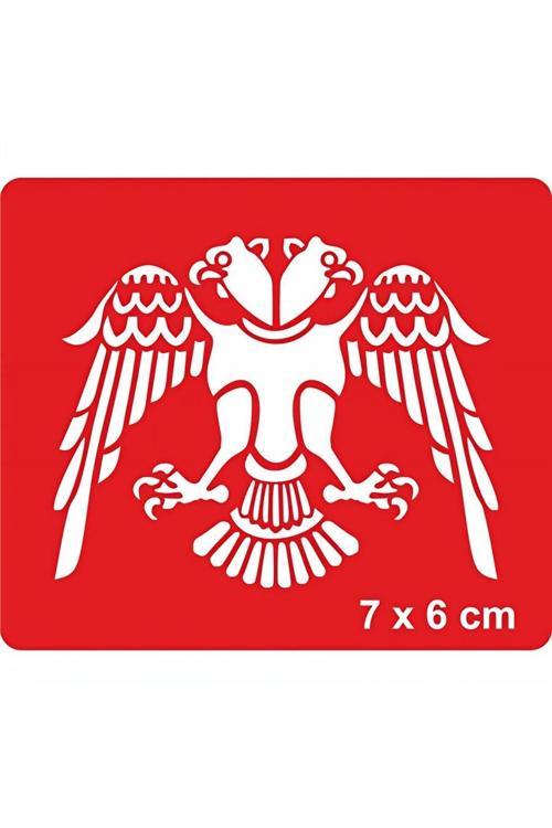 Anadolu ve Selçuklu Çift Başlı Kartalı Tattoo Geçici Dövme Şablonları Kına Kalıpları